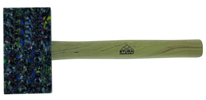 Muovinuija roiskeväri 155 x 85 x 35 mm ryhmässä Iskutyökalu / Vasarat ja nuijat / Nuijat @ Uveco AB (123702)