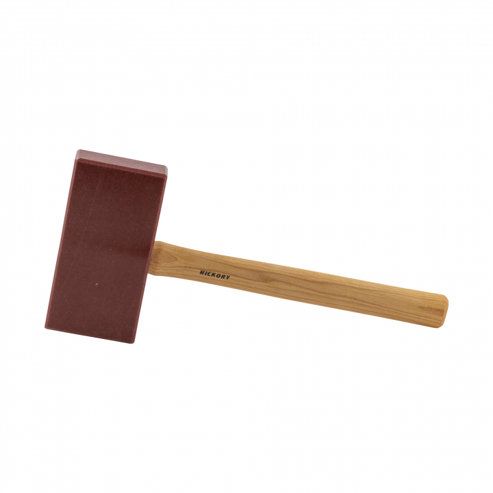 Muovinuija ruskea/punainen 175 x 85 mm ryhmässä Iskutyökalu / Vasarat ja nuijat / Nuijat @ Uveco AB (123902)