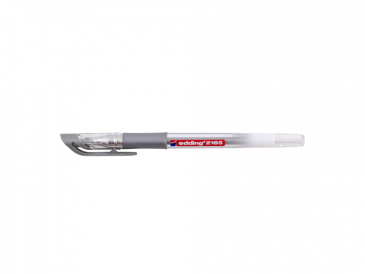 Edding 2185 Gel Roller silver 0,7 mm ryhmässä Mittaa ja merkitse / Kynät – Piirrostyökalut – Harpit / Kynät @ Uveco AB (215220)
