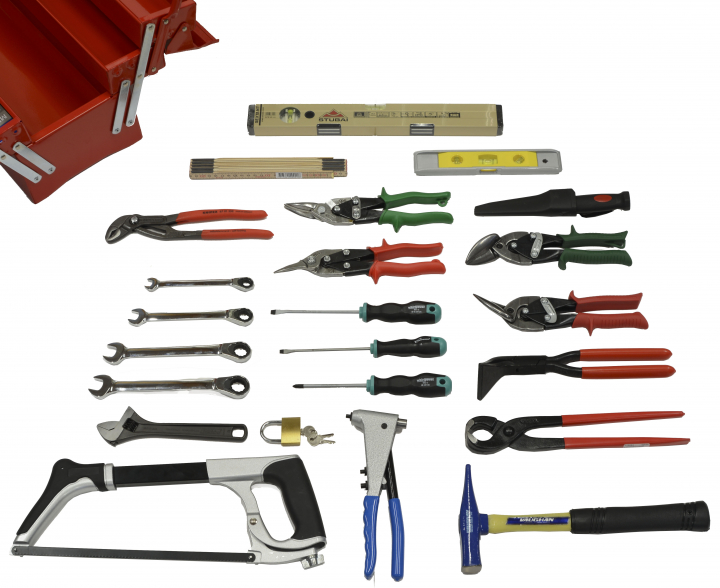 Työkalupakki Ventilation Kokonainen ryhmässä Käsityökalut / Muut työkalut / Työkalusarjat @ Uveco AB (2970)