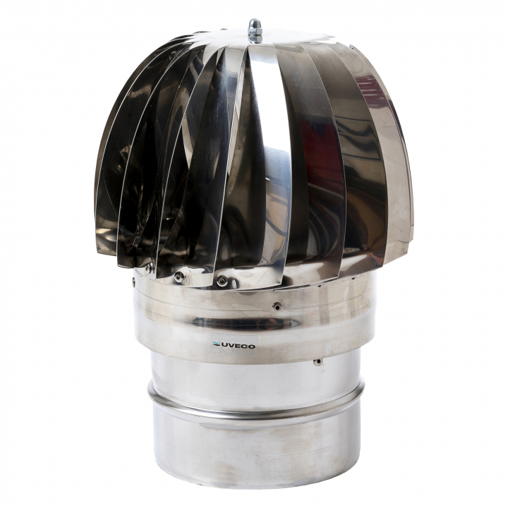 Hormiturbo kiinteä 100 mm ryhmässä Muut tuotteet / Ilmanvaihtokuvut – Inox / Kiinteät  @ Uveco AB (635510)