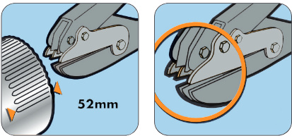 Rypytyspihdit Maxi 52 mm gap 5 terää